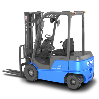 Wyprodukowany w Chinach, BYD's cztery pivot równowagi ciężar 1,6-1,8 ton czystej elektrycznej wózki widłowej dla Single Drive