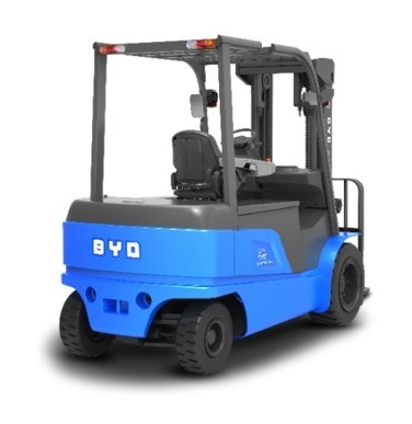Wyprodukowany w Chinach, BYD's cztery pivot równowagi ciężar 1,6-1,8 ton czystej elektrycznej wózki widłowej dla Single Drive