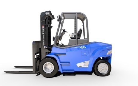 Wyprodukowany w Chinach, BYD's cztery pivot równowagi ciężar 1,6-1,8 ton czystej elektrycznej wózki widłowej dla Single Drive