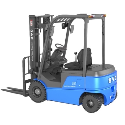 Wyprodukowany w Chinach, BYD's cztery pivot równowagi ciężar 1,6-1,8 ton czystej elektrycznej wózki widłowej dla Dual Drive