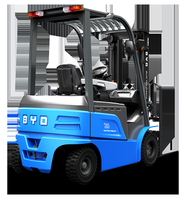 Wyprodukowany w Chinach, BYD cztery koła równowagi ciężar 2.0-2.5 ton czystego wózka widłowego elektrycznego dla Single Drive