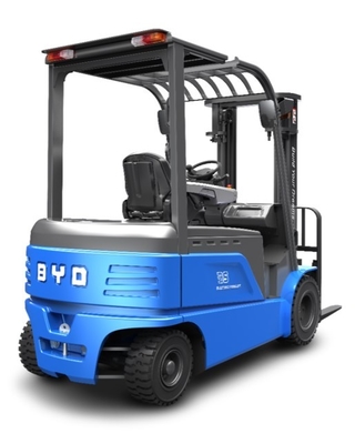 Wyprodukowany w Chinach, BYD cztery koła równowagi ciężar 3,0-3,5 tony czystego wózka widłowego elektrycznego dla Dual Drive