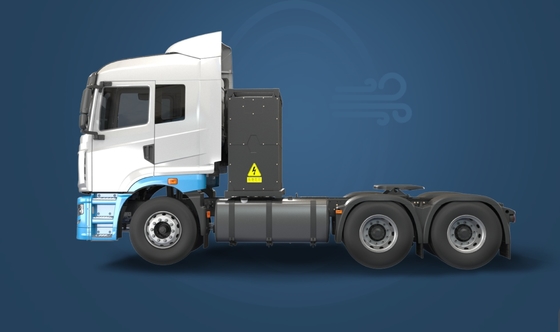 China Geely, wersja standardowa, CATL-282Kwh wymiana mocy, H7-6x4 ciągnik elektryczny dla transportu portowego i górniczego