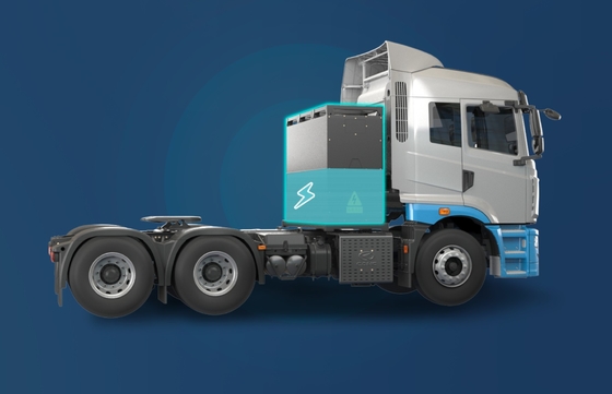 Produkowany w Chinach, wersja standardowa, CATL-350Kwh wymiennik mocy, 6x4 ciągnik elektryczny dla transportu doków i hut stalowych