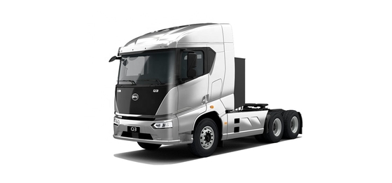Traktor BYD 6x4 z czystą elektryczną skrzynią biegów automatycznej (wersja z ładowaniem o 555 stopni)
