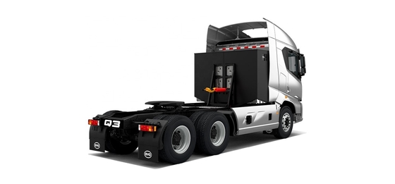 Traktor BYD 6x4 z czystą elektryczną skrzynią biegów automatycznej (wersja z ładowaniem o 555 stopni)