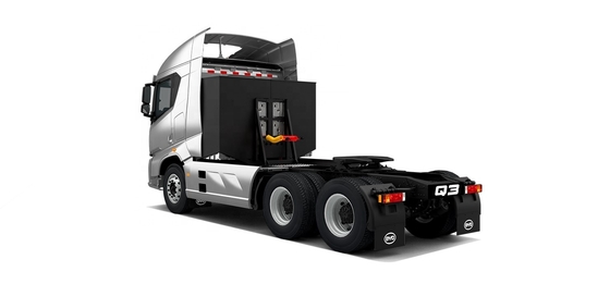Traktor BYD 6x4 z czystą elektryczną skrzynią biegów automatycznej (wersja z ładowaniem o 555 stopni)