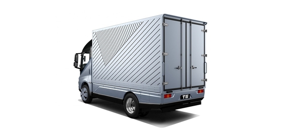 Mistrz sprzedaży Made in China Czysty elektryczny 200KM BYD T5D Box Logistics Vehicle