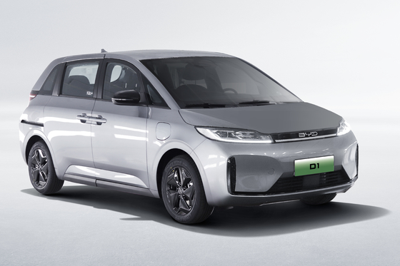BYD Czysty elektryczny Taxi D1 ma zasięg 418 km i elektryczne drzwi przesuwne