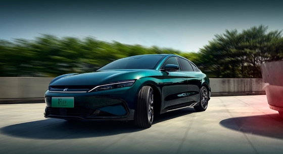 Gorąco sprzedający się samochód wydajny BYD Han EV limitowana edycja inteligentny elektryczny sedan z napędem na cztery koła