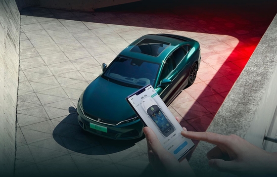 Gorąco sprzedający się samochód wydajny BYD Han EV limitowana edycja inteligentny elektryczny sedan z napędem na cztery koła