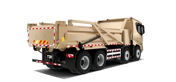 Król wydajności kosztowej: Nowy BYD Czysty elektryczny 8x4 Slag Truck Engineering Specjalny cel