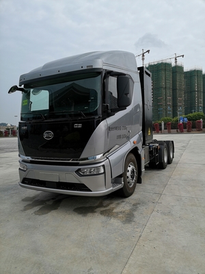 Gorąca sprzedaż 282 kilowatogodzin energii elektrycznej, BYD 6x4 czysto elektryczny ciągnik dedykowany do doku