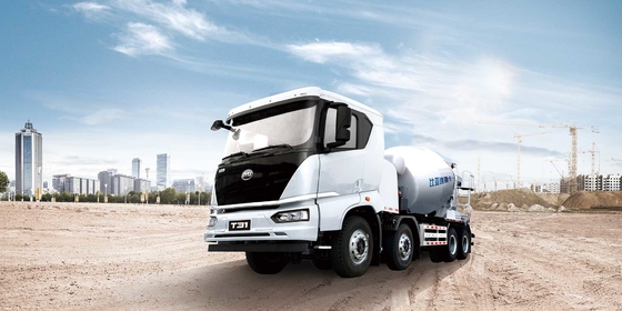 Wskaźnik wydajności kosztowej Wang BYD 8x4 silnik inżynieryjny o dużej pojemności, czysty elektryczny mieszalnik cementu