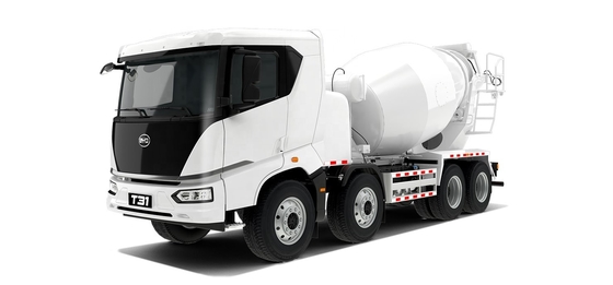 Wskaźnik wydajności kosztowej Wang BYD 8x4 silnik inżynieryjny o dużej pojemności, czysty elektryczny mieszalnik cementu