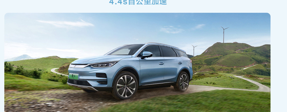 BYD Tang EV 600KM Nawigacja Honor Edition